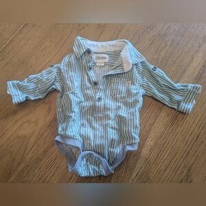 Me and Henry Polo Onesie Long Sleeve